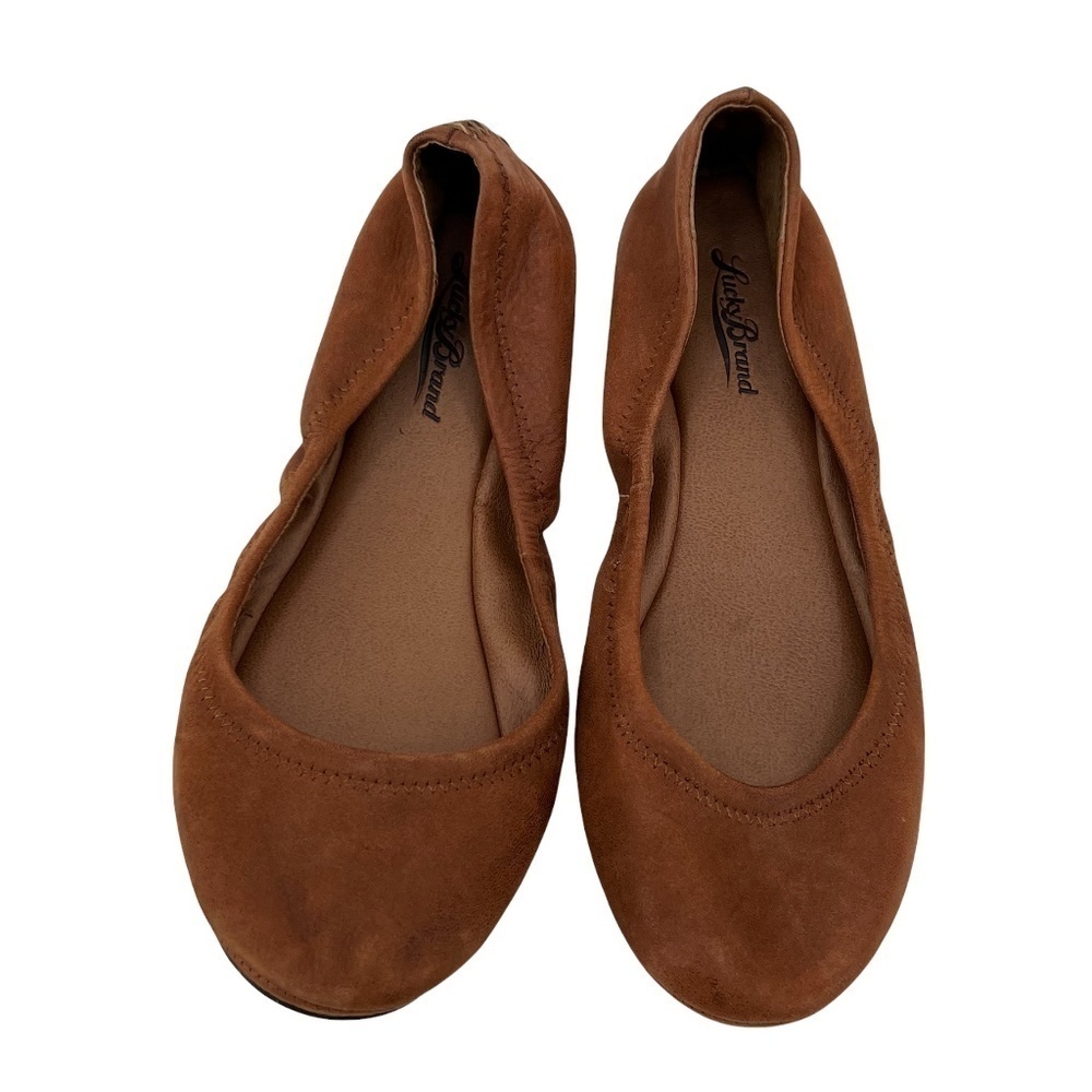 Lucky Brand Brown Ballet Flats Size 7 1/2 Women’s